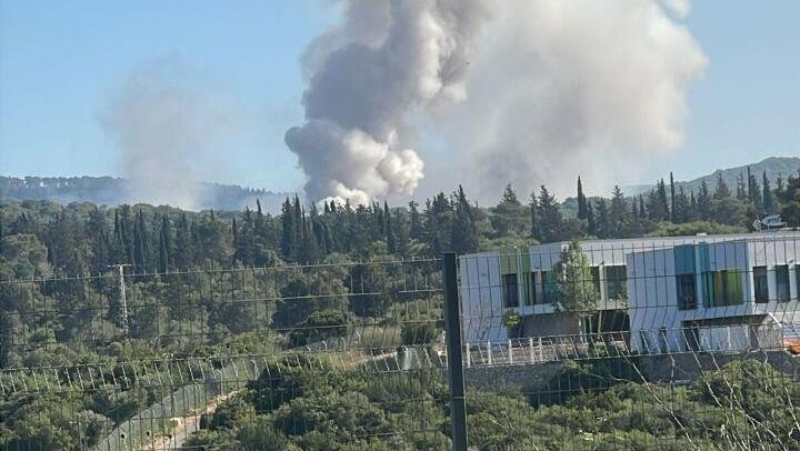 פגיעה של רחפן נפץ באזור שומרה בצפון חיזבאללה לבנון 30.4