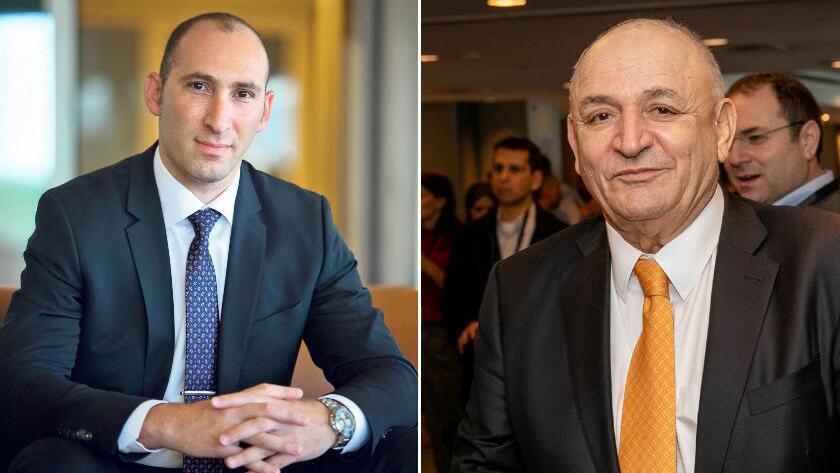 בעלי קבוצת דלק יצחק תשובה ומנכ"ל עלמדב רפי לזר