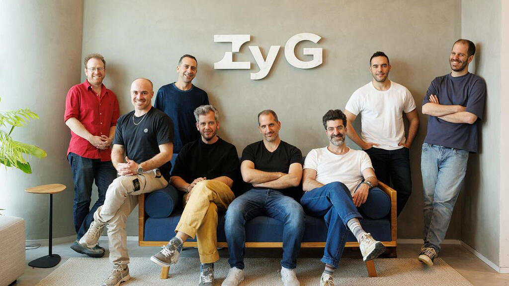 ZyG founders. (Photo: Shay Shahar) מייסדי ZyG עומר קפלן אייל עמית נדב אשכנזי אסף בן עמי עמרי שטיינמץ גיא צור דניאל שנער ו תומר בר זאב