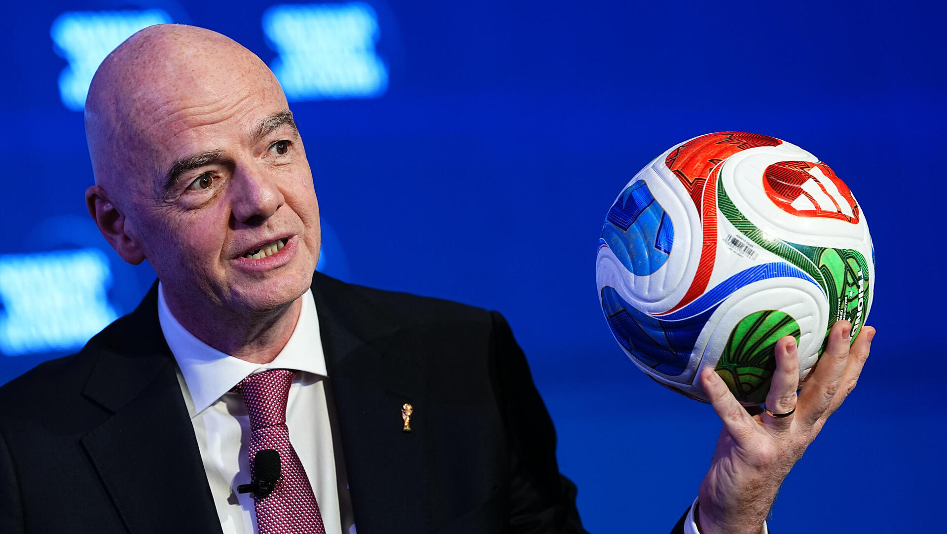 נשיא פיפ"א ג'יאני אינפנטינו כדורגל 2 אפריל 2026
