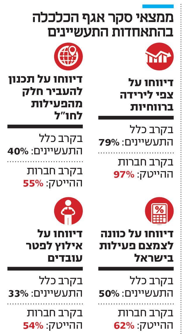 אינפו ממצאי סקר אגף הכלכלה