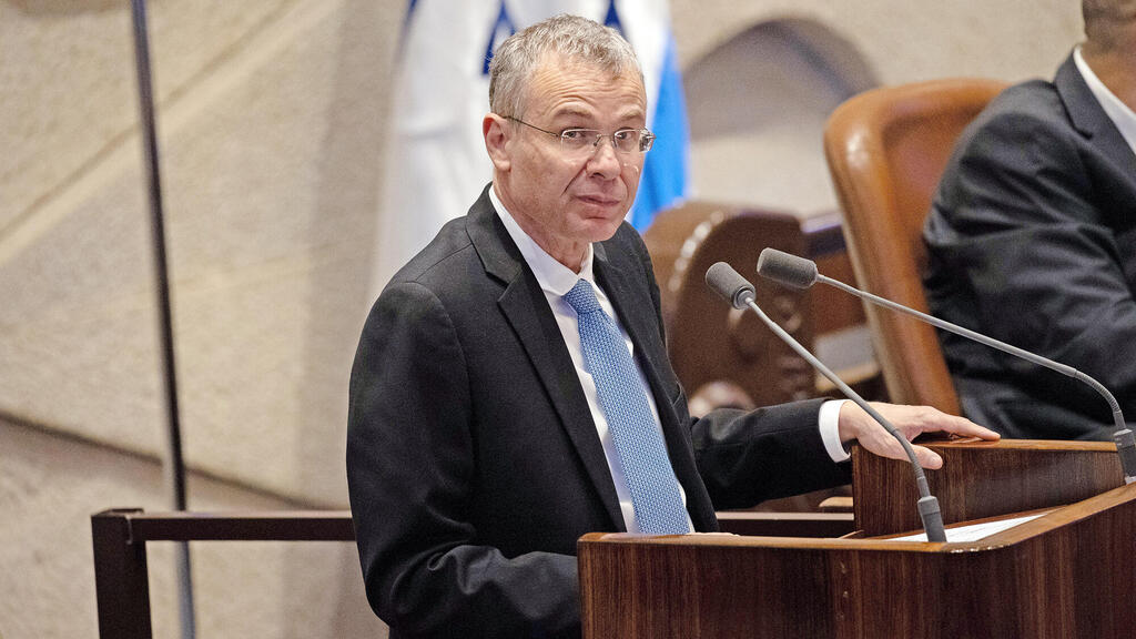לוין. השתלט על ועדת האיתור הבוחרת (צילום: אלכס קולומויסקי) שר המשפטים יריב לוין