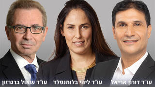 עו"ד דורון אריאל, עו"ד ליהי בלומנפלד ועו"ד שאול ברגרזון