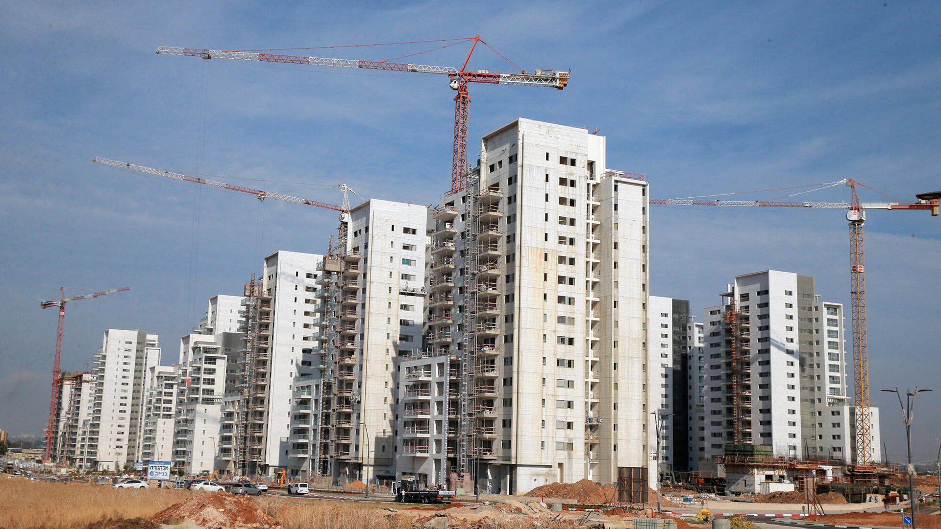 פרויקט הקמת שכונת מגורים ב ראש העין בנייה חדשה