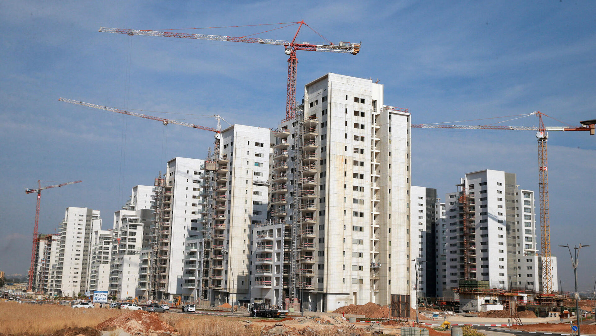 פרויקט הקמת שכונת מגורים ב ראש העין בנייה חדשה