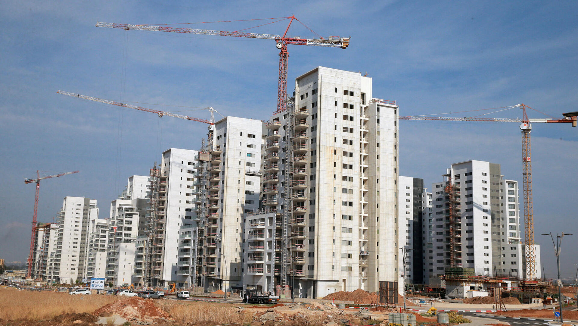 פרויקט הקמת שכונת מגורים ב ראש העין בנייה חדשה