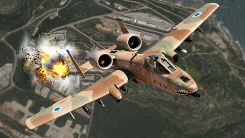 צילום: USAF, התמונה עובדה באמצעות AI הקאמבק האיראני של ה-A10: האם הוא עדיין לא מתאים לצה"ל?