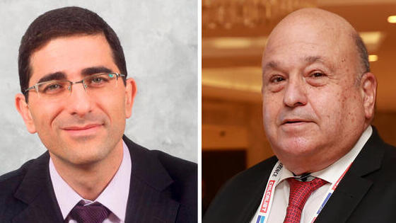 דוד פורר יו"ר ניאופרם ו יעקב חן מנכ"ל עלבד