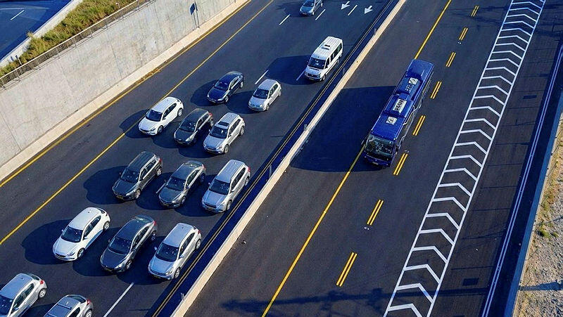 הנתיב המהיר החדש נתיב מהיר בכניסה הצפונית ל תל אביב