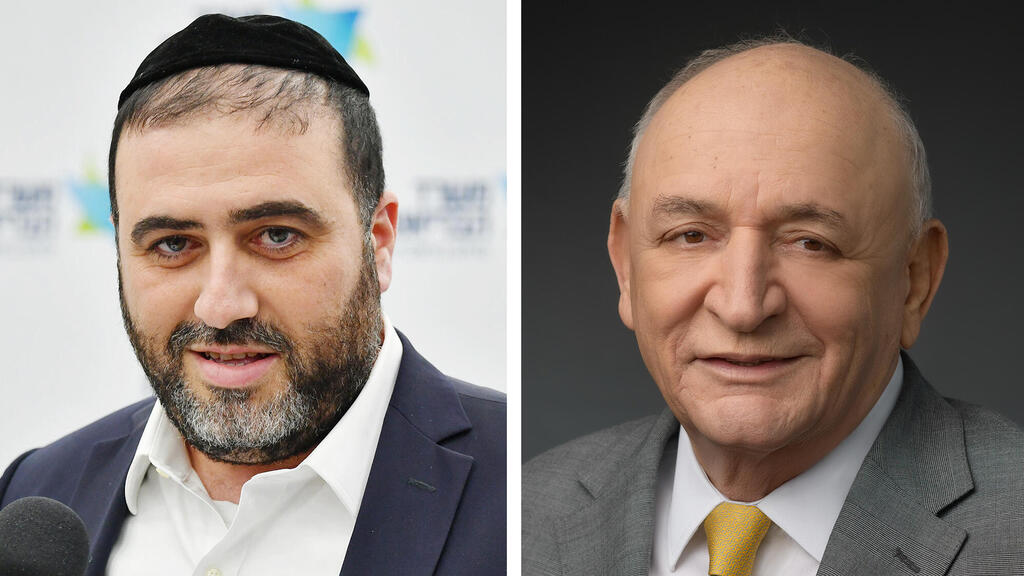מימין יצחק תשובה בעל השליטה בדלק וח"כ משה ארבל