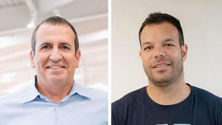 מימין תום ליבנה מייסד ומנכ"ל ורביט ו איל וולדמן ממייסדי מלאנוקס