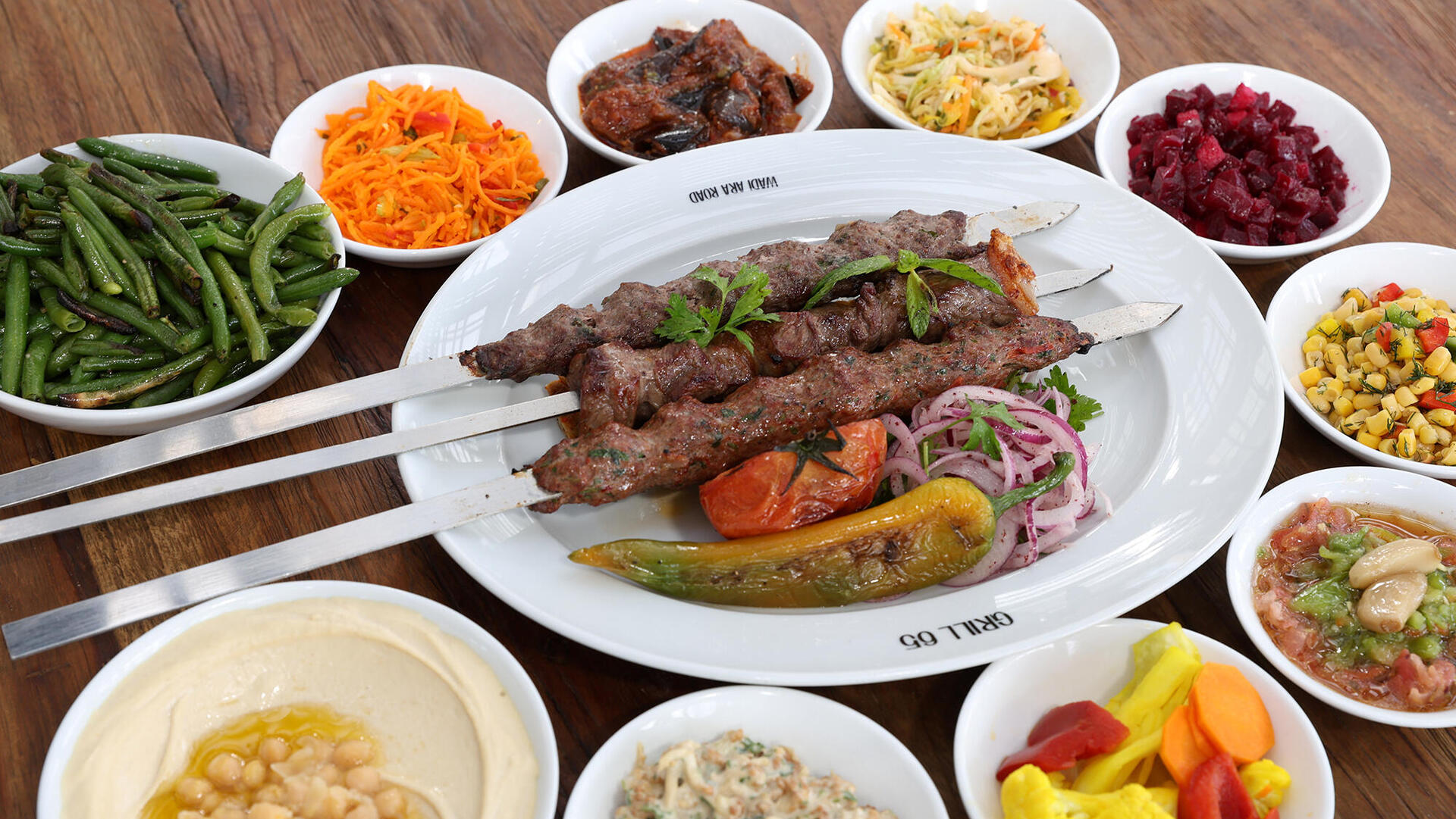 מנות במסעדת בשרים גריל 65 מחנה 80 פרדס חנה כרכור פנאי