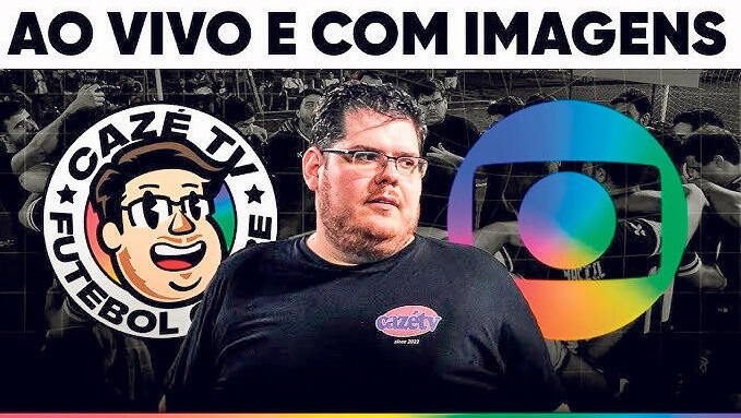 קזמירו מיגל על רקע ערוץ הסטרימינג המקומי CazéTV. ממש לא עוד יוטיובר שמצלם מהמרתף (צילום: Youtube) קזמירו מיגל על רקע ערוץ הסטרימינג המקומי Cazé TV