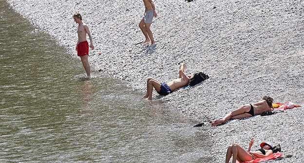 צילום: REUTERS/ Angelika Warmuth פוטו גל חום אירופה מינכן