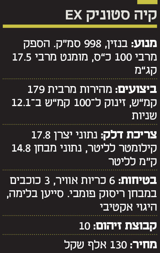 אינפו קיה סטוניק EX