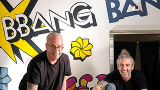 מימין השפים עופר אלמליח ו קובי בנדלק מסעדת BBANG BANG בבנג באנג פנאי