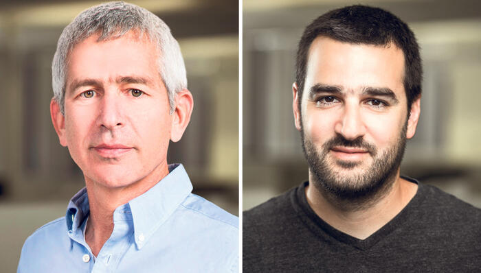 DriveNets founders. (Photo: Doron Letzter) מייסדי דרייבנטס מימין עידו סוסן ו הלל קוברינסקי