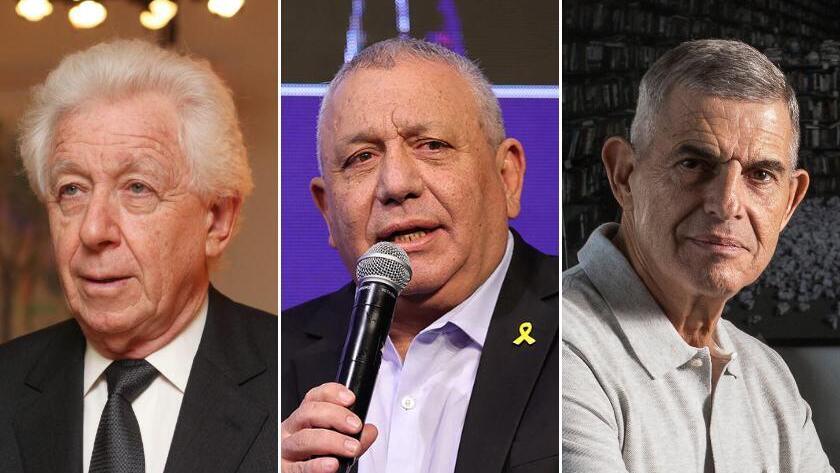 מימין: שמואל חרל"פ, גדי איזנקוט ופרנק לואי (צילומים: תומי הרפז, עוז מועלם, אוראל כהן) מימין: שמואל חרל"פ, גדי איזנקוט ופרנק לואי
