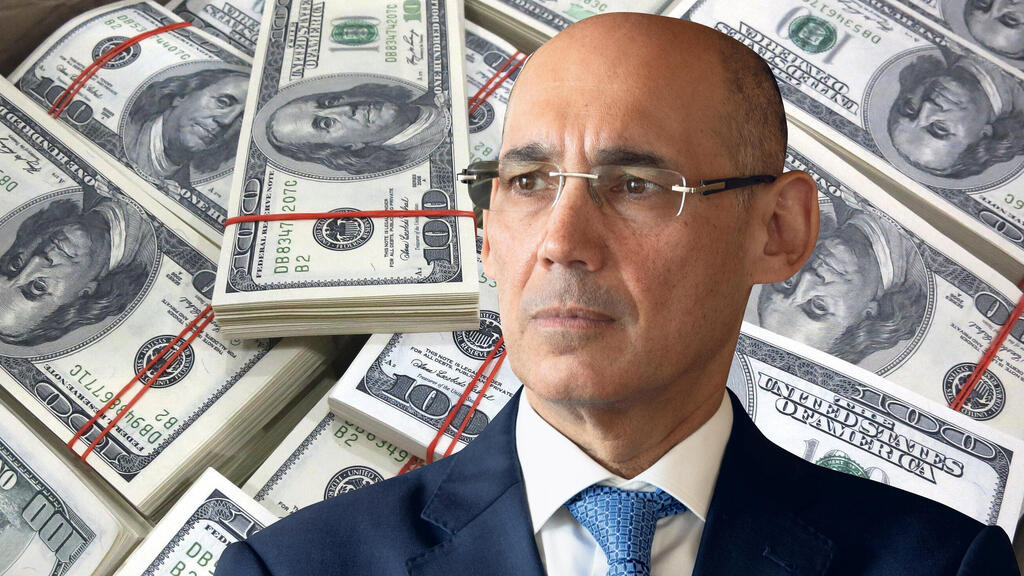 הנגיד אמיר ירון. בנק ישראל יגיב לנתוני האינפלציה (צילומים: Reuters, אלכס קולומויסקי) פרופ' אמיר ירון נגיד בנק ישראל על רקע דולר דולרים כסף מזומן
