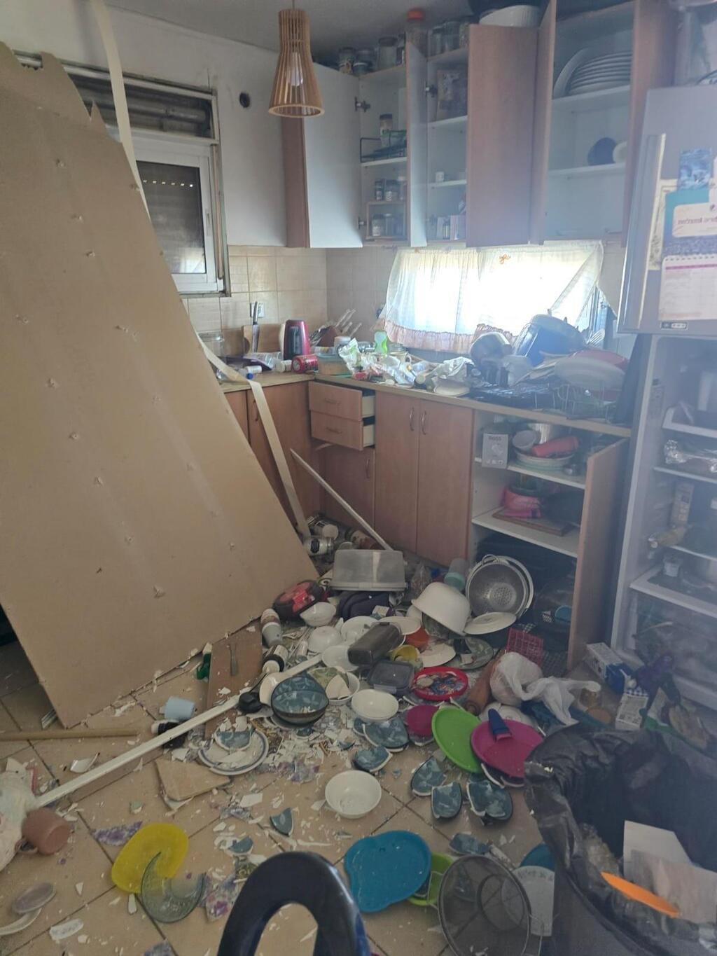 צילום: תיעוד מבצעי מד"א נזק לבית כתוצאה מנפילה בשומרון