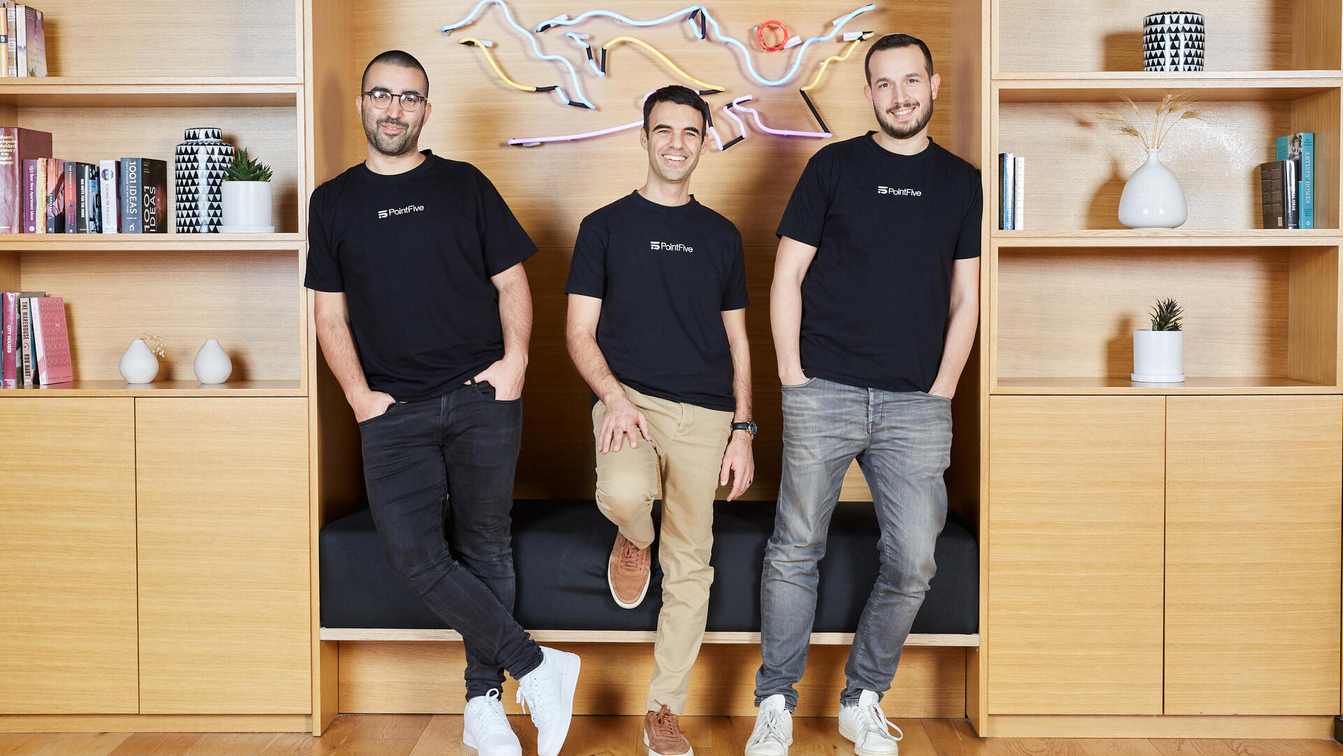 מייסדי PointFive מימין אמיר חוזז אלון ארבץ ו גל בן דוד