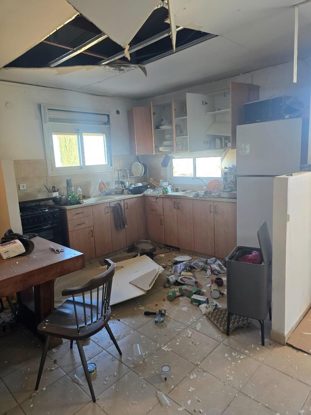 צילום: תיעוד מבצעי מד"א נזק לבית כתוצאה מנפילה בשומרון