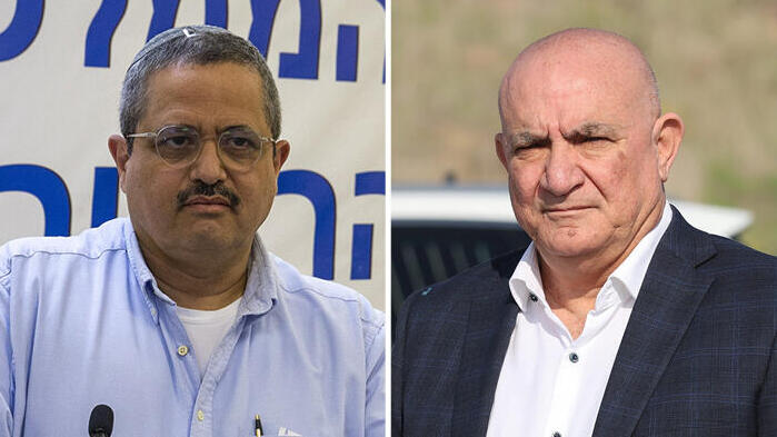 המפכ"לים לשעבר משה קראדי ורוני אלשיך, שהצטרפו לאחת העתירות (צילומים: גדי קבלו, עמית שאבי) משה קראדי ו רוני אלשייך