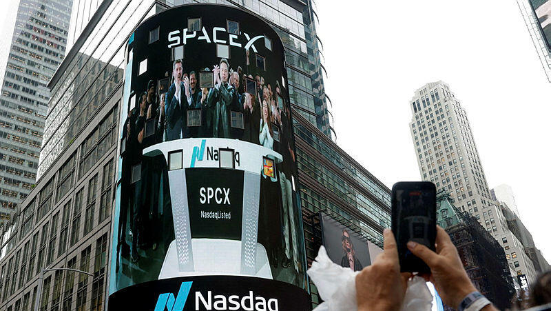 SpaceX הנפקה וול סטריט נאסד"ק