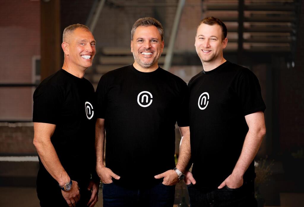 NewCore founders. (Photo: Thomas Hernandez) מייסדי NewCore, מימין: עמיחי ניידרמן, זהר אלון וארז ירקוני
