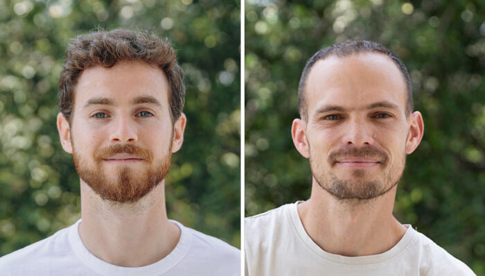 Ben Fuxbruner and Gabi Beck. (Photo: Kimba) מימין Kimba גבי בק קימבה בן פוקסברונר