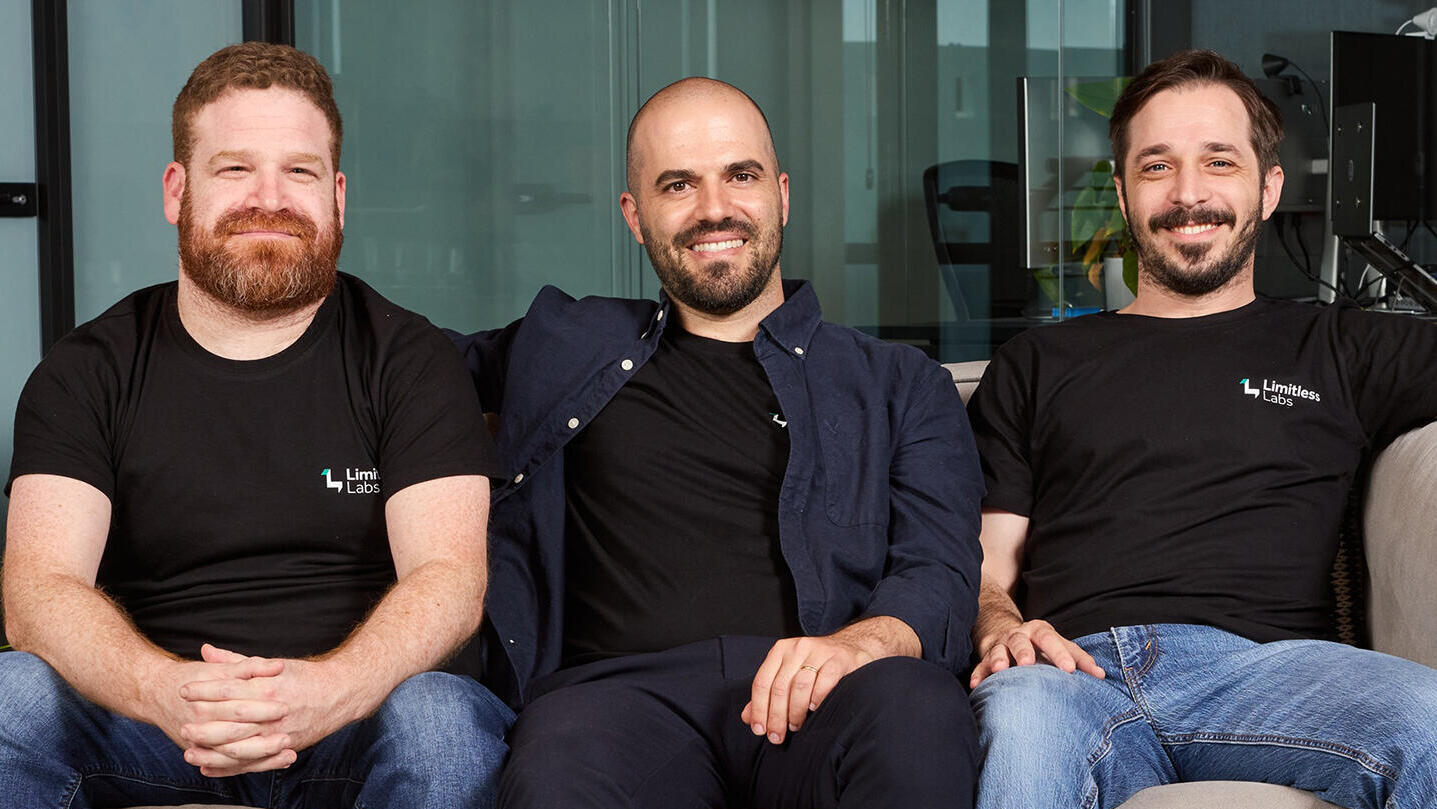 מייסדי Limitless Labs מימין אסף פלג דוד פרייב ו שחף פינדר