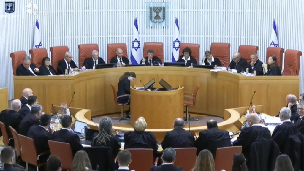 שופטי בג"ץ בדיון היום