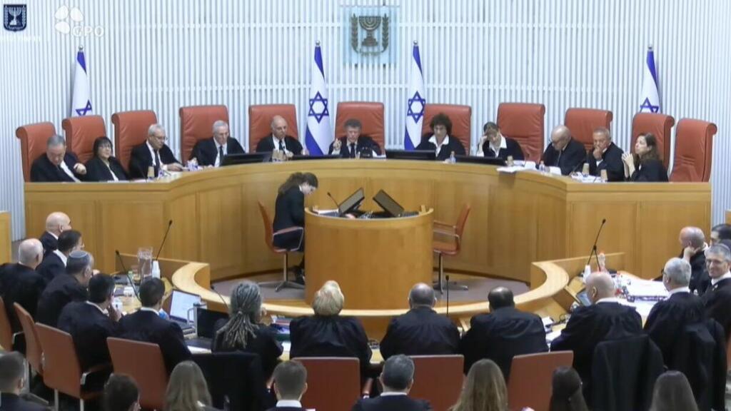 שופטי בג"ץ בדיון היום