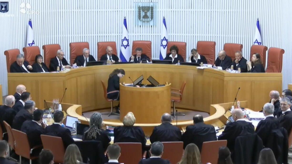 שופטי בג"ץ בדיון היום