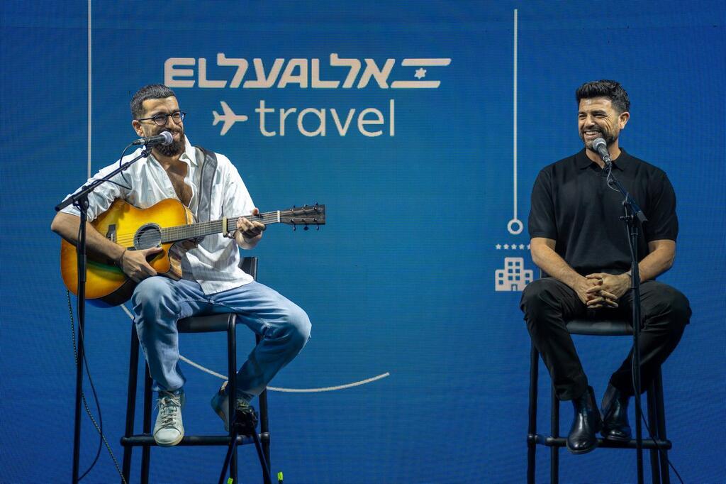 עמוס תמם וחנן בן ארי באירוע השקת EL AL Travel