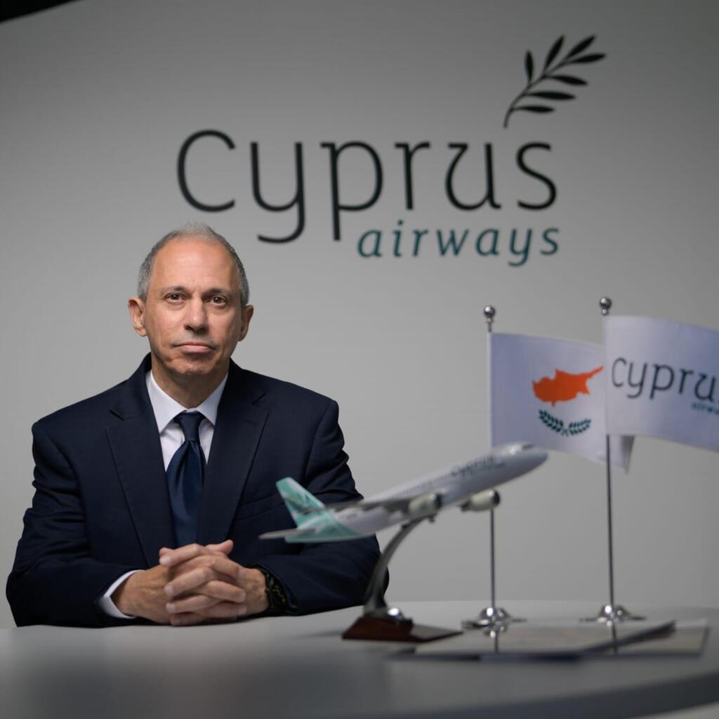 מנכ"ל Cyprus Airways תאנוס פסקליס. "שמירת הגשר האווירי בין קפריסין לישראל היא אינטרס אסטרטגי שלנו" מנכ"ל Cyprus Airways תאנוס פסקליס