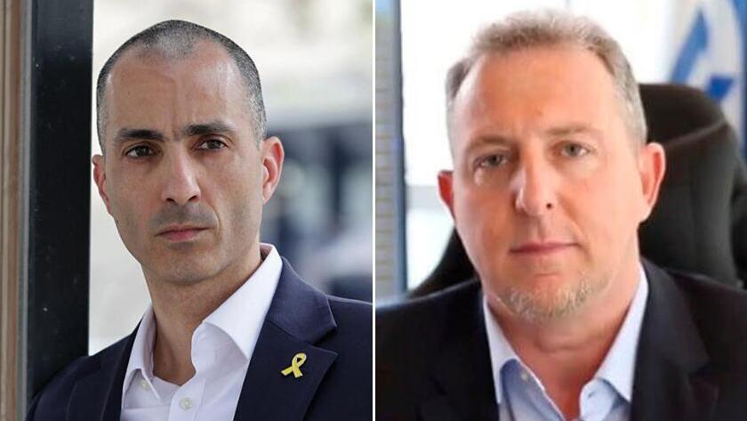 בעלי קבוצת ההשקעות אינפיניטי אמיר איל (מימין) ויו”ר רשות שוק ההון, ביטוח וחיסכון עמית גל