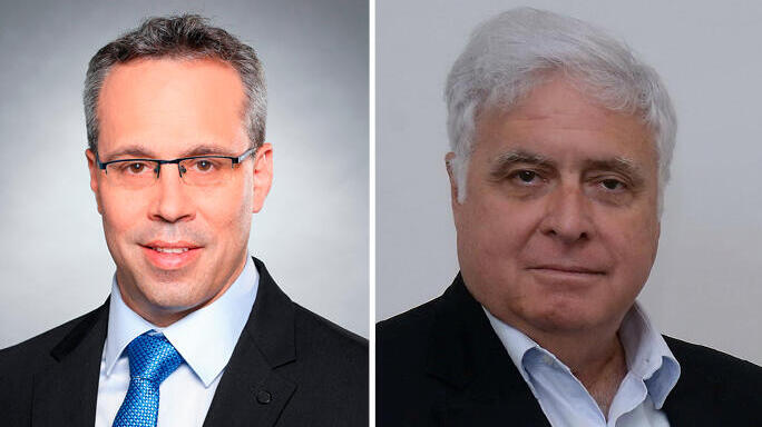 מימין ארז מגדלי ו רמי נוסבאום 