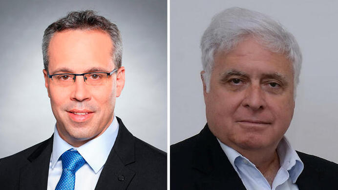 מימין ארז מגדלי ו רמי נוסבאום 