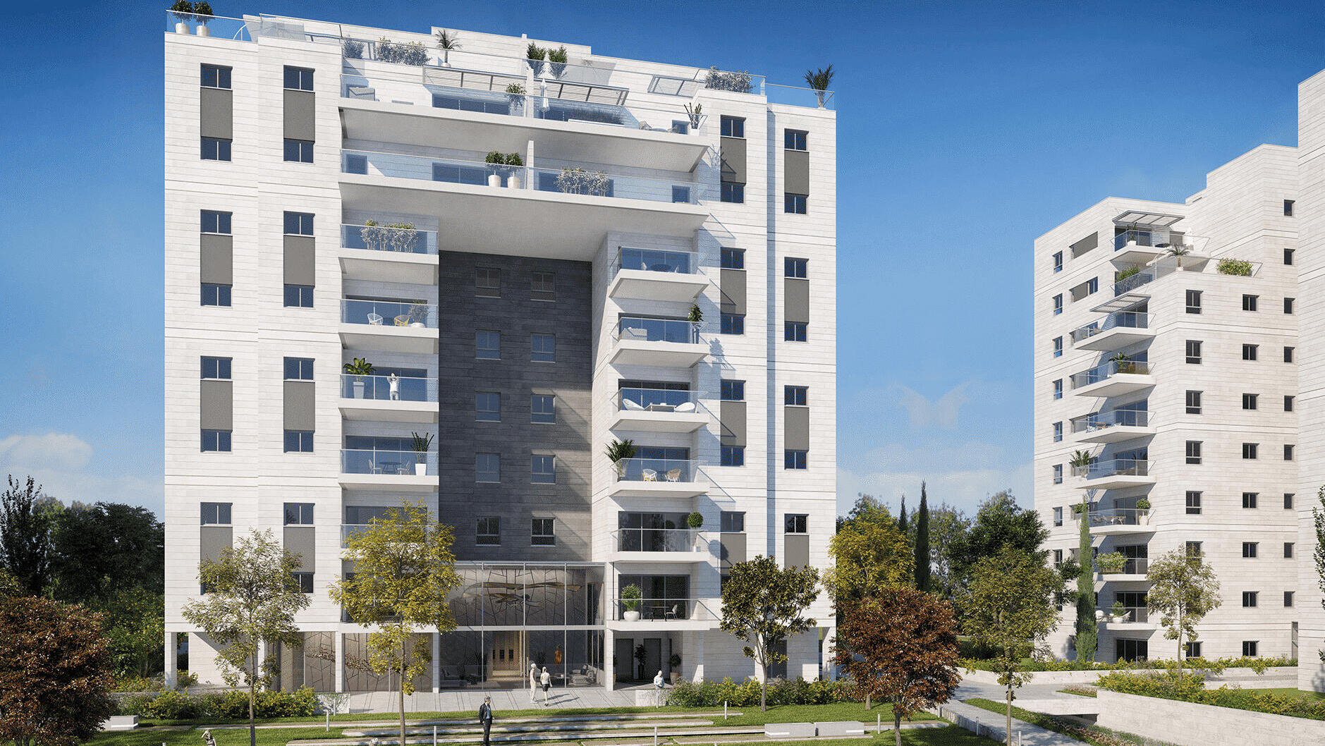 פינוי בינוי רחוב ברנדס רעננה פרויקט של חברת הבנייה מ.ג.א.ד בנין והשקעות מגאד בניין והשקעות