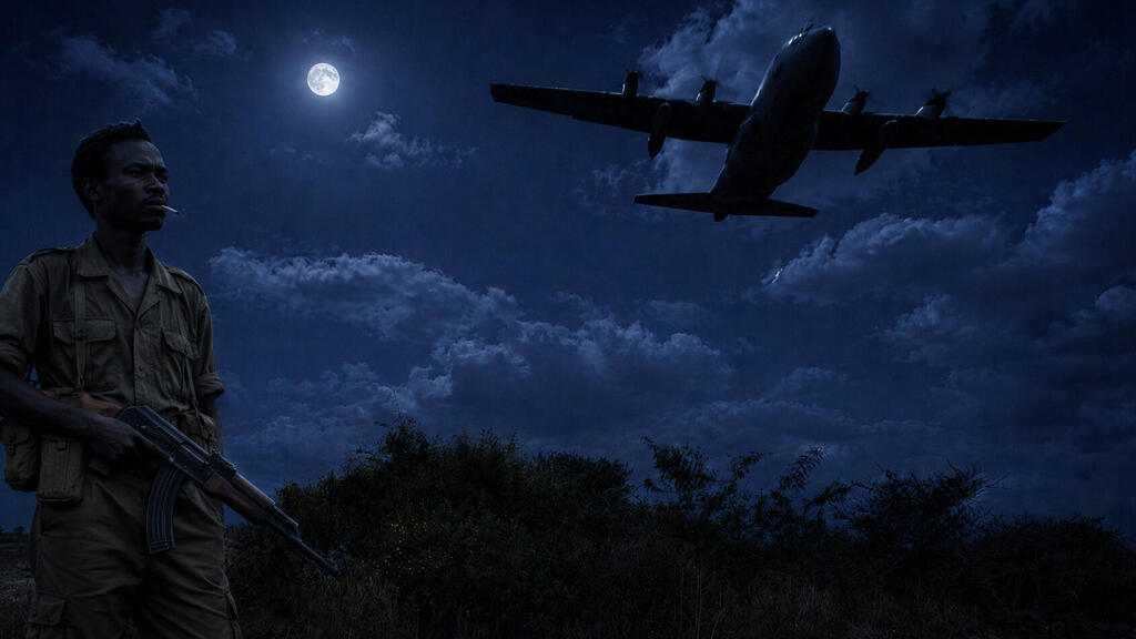 שמעת משהו? (צילום: USAF התמונה עובדה באמצעות AI) הקברניט הרקולס אנטבה יירוט מיגים
