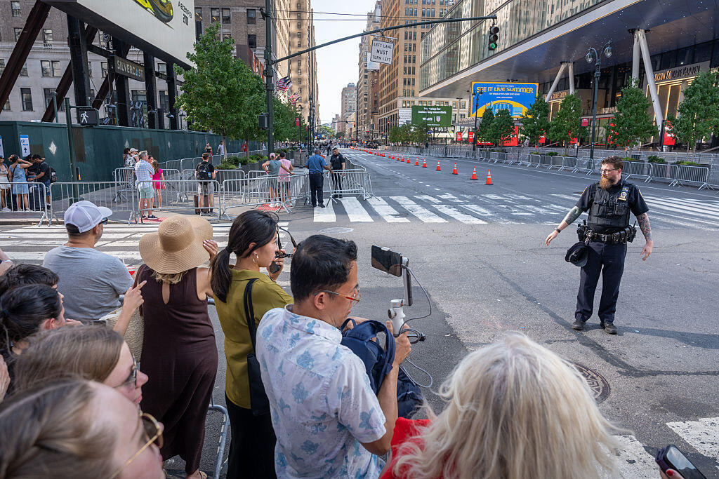 כל האזור נסגר לקראת החתונה (צילום: Jeremy Weine/Getty Images) חתונה טיילור סוויפט טראוויס קלסי ניו יורק האזור נסגר