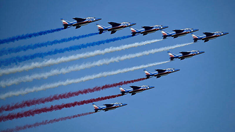 מטס לכבוד יום העצמאות ה-250 של ארה"ב (צילום: Vincent Alban/Getty Images) מטס לכבוד יום העצמאות ה-250 של ארה"ב 4.7.2026