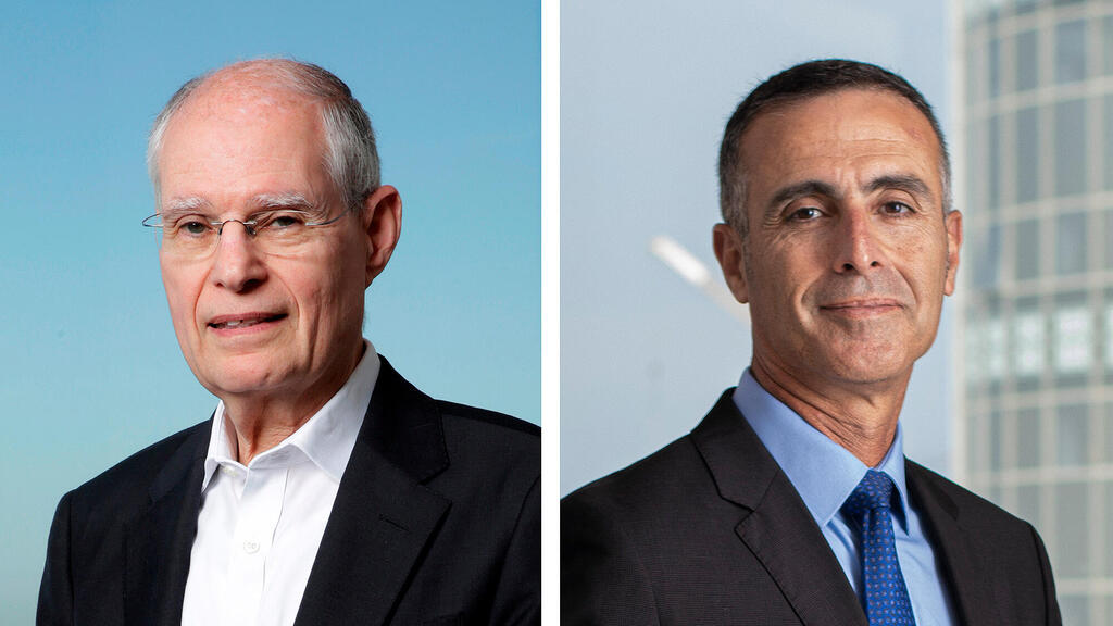 בכירי מנורה־מבטחים, היו"ר ולשעבר מנכ"ל החברה יהודה בן אסאייג (מימין), ומנכ"ל מנורה־מבטחים החזקות ארי קלמן. "להקפאת הכספים אין כל השפעה על פעילותה השוטפת של החברה" (צילומים: יובל חן, ריאן פרויס) בכירי מנורה מבטחים מימין היו"ר ולשעבר מנכ"ל החברה יהודה בן אסאייג ומנכ"ל מנורה מבטחים החזקות ארי קלמן