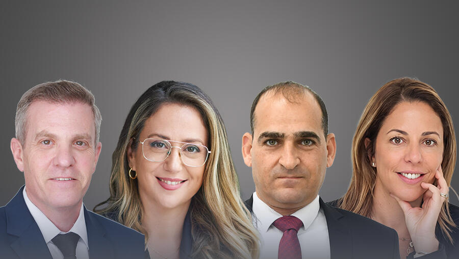 מימין לימור מסר, חוסין זגיר, רחל פוקס ויוסי הרשקוביץ