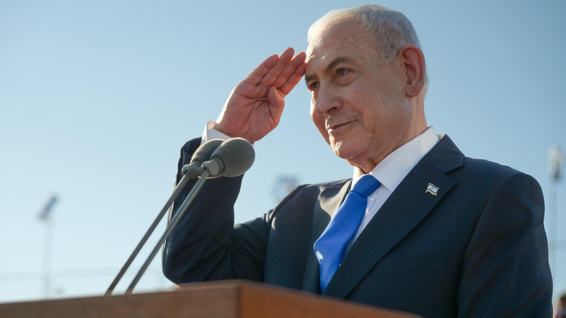 ראש הממשלה בנימין נתניהו בטקס סיום קורס טיס 192.  צילום: מעיין טואף / לע״מ 