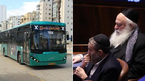צילומים: אלכס קולומויסקי, אלעד גרשגורן רפורמת הענק בסכנה: המפלגות החרדיות מנסות לסכל את רשויות התחבורה המטרופוליניות