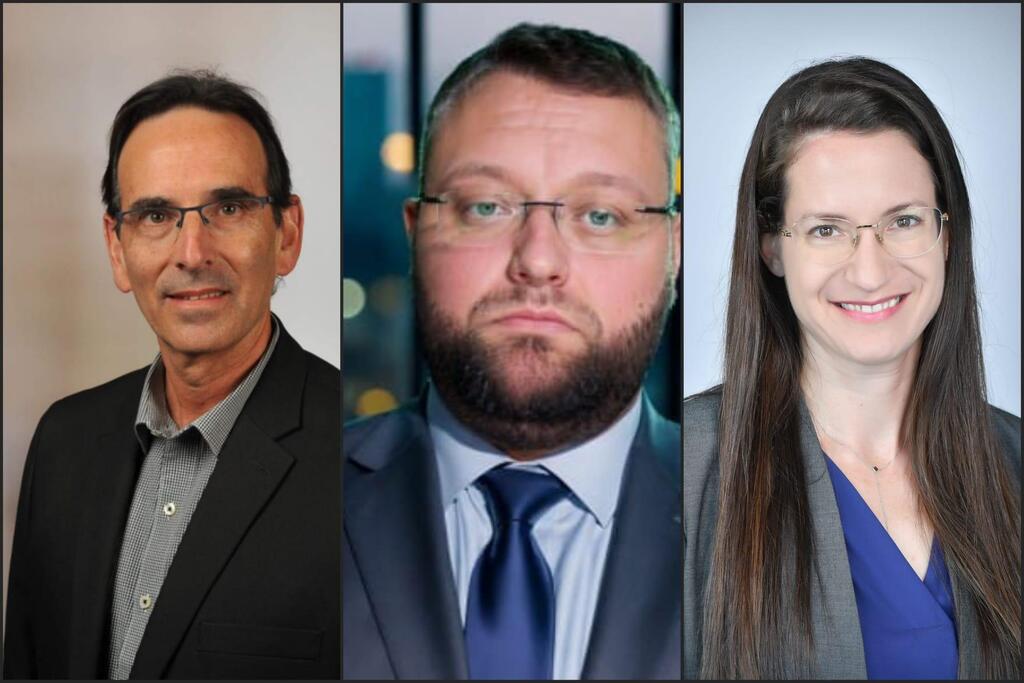 Noam Gonen, Adam Zeitlin, Inbal Namir. (Almog Sogbaker Cashman Photo Enterprises) Noam Gonen Inbal Namir Adam Zeitlin