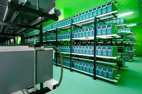 Server farm in Tirat Hacarmel. Server farm in Tirat Hacarmel.