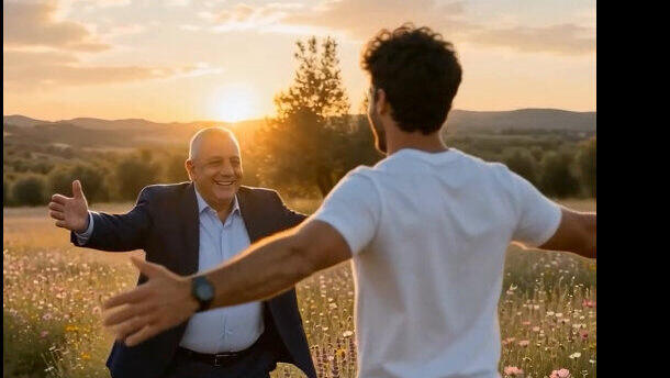 הסרטון נגד איזנקוט. צילום מסך מתוך עמוד הפייסבוק של בנימין נתניהו 